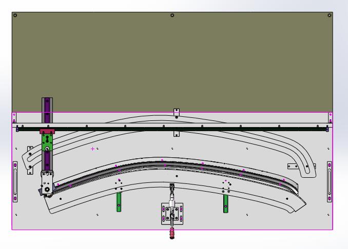 K4导槽前门装光亮工装（sw18可编辑+工程图）