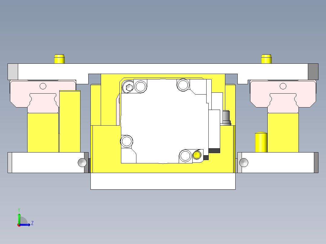 使用XY表的密封剂涂布左视图
