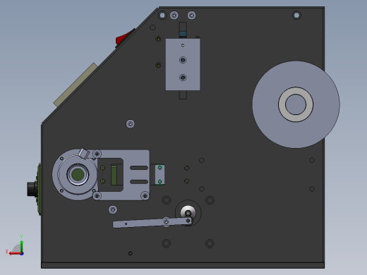 夹头式转子抛光机Solidworks设计附STP格式后视缩略图