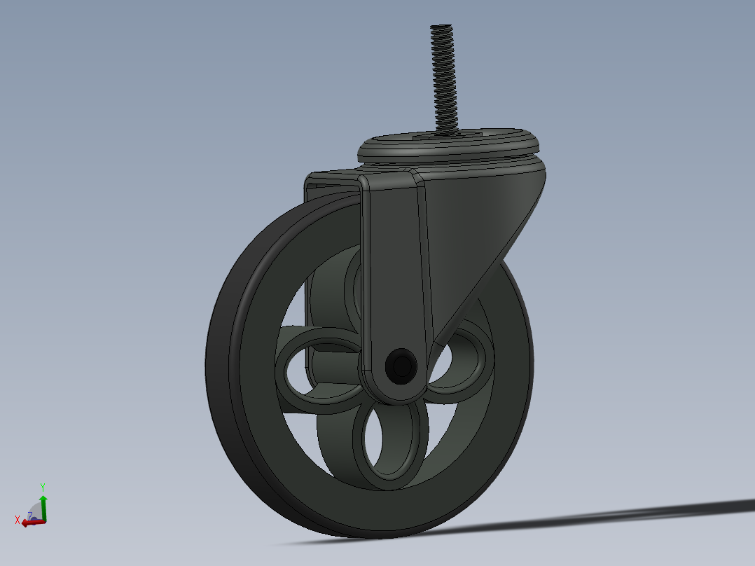 工业万向轮模型3D模型