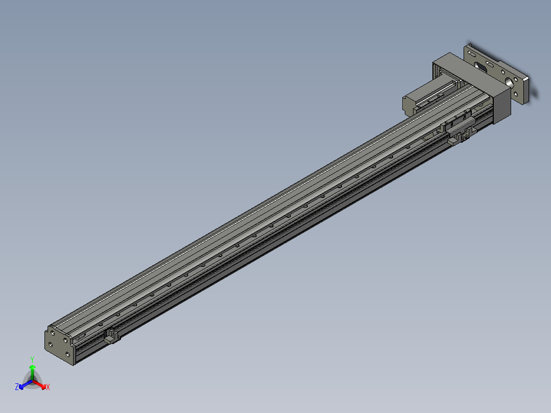 CCTL模组螺杆系列-TL60-BR正等轴测图