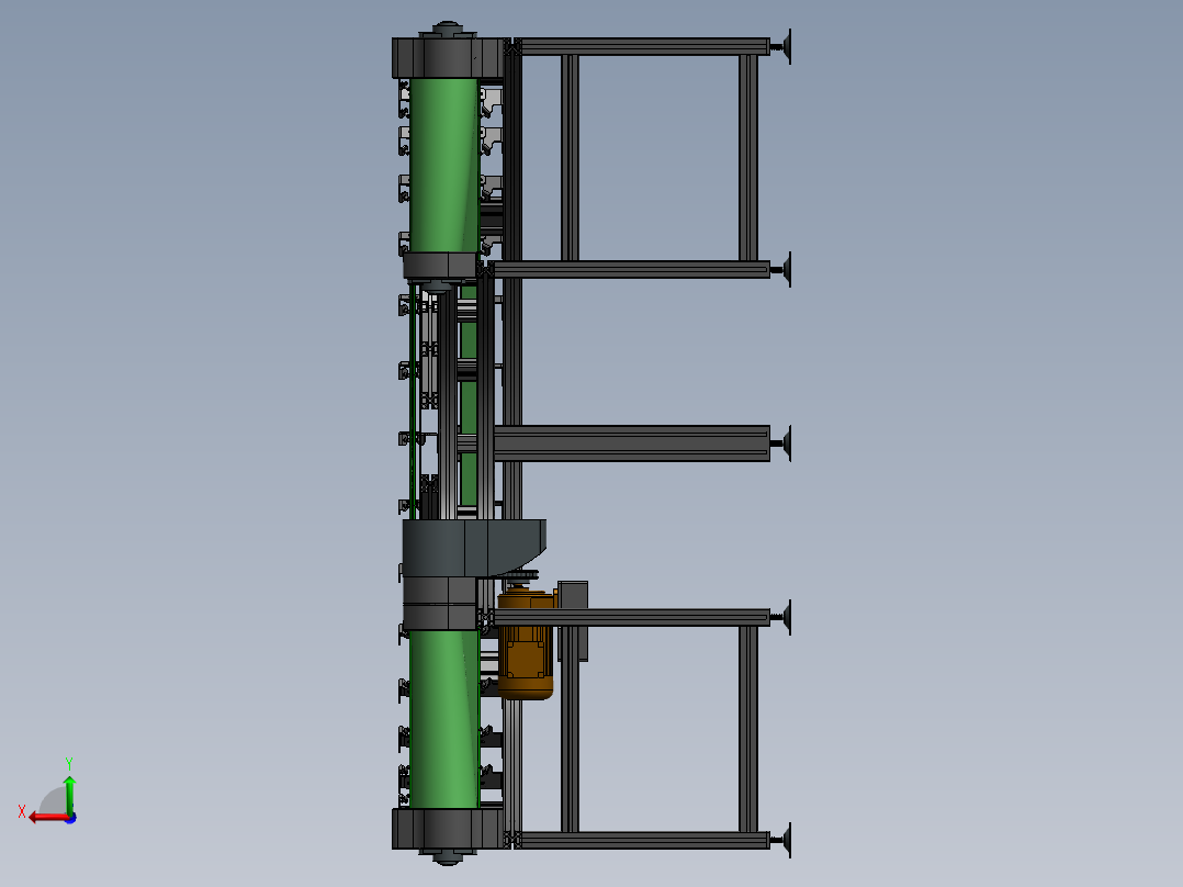 ZDH-PID-001 新型皮带转弯机后视图