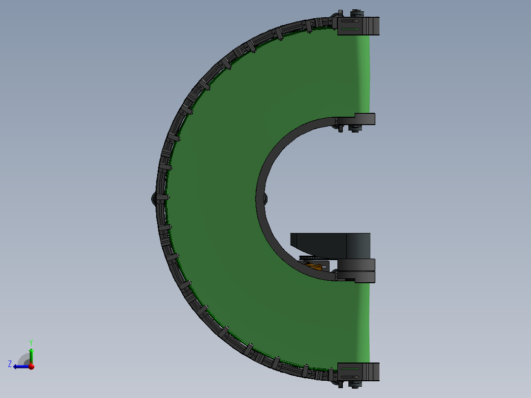 ZDH-PID-001 新型皮带转弯机右视图