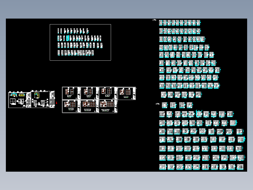 衣柜样式图纸集合