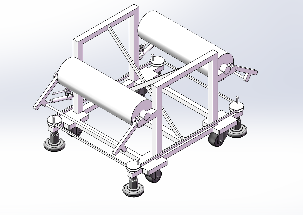 包装袋周转用便携移动设备