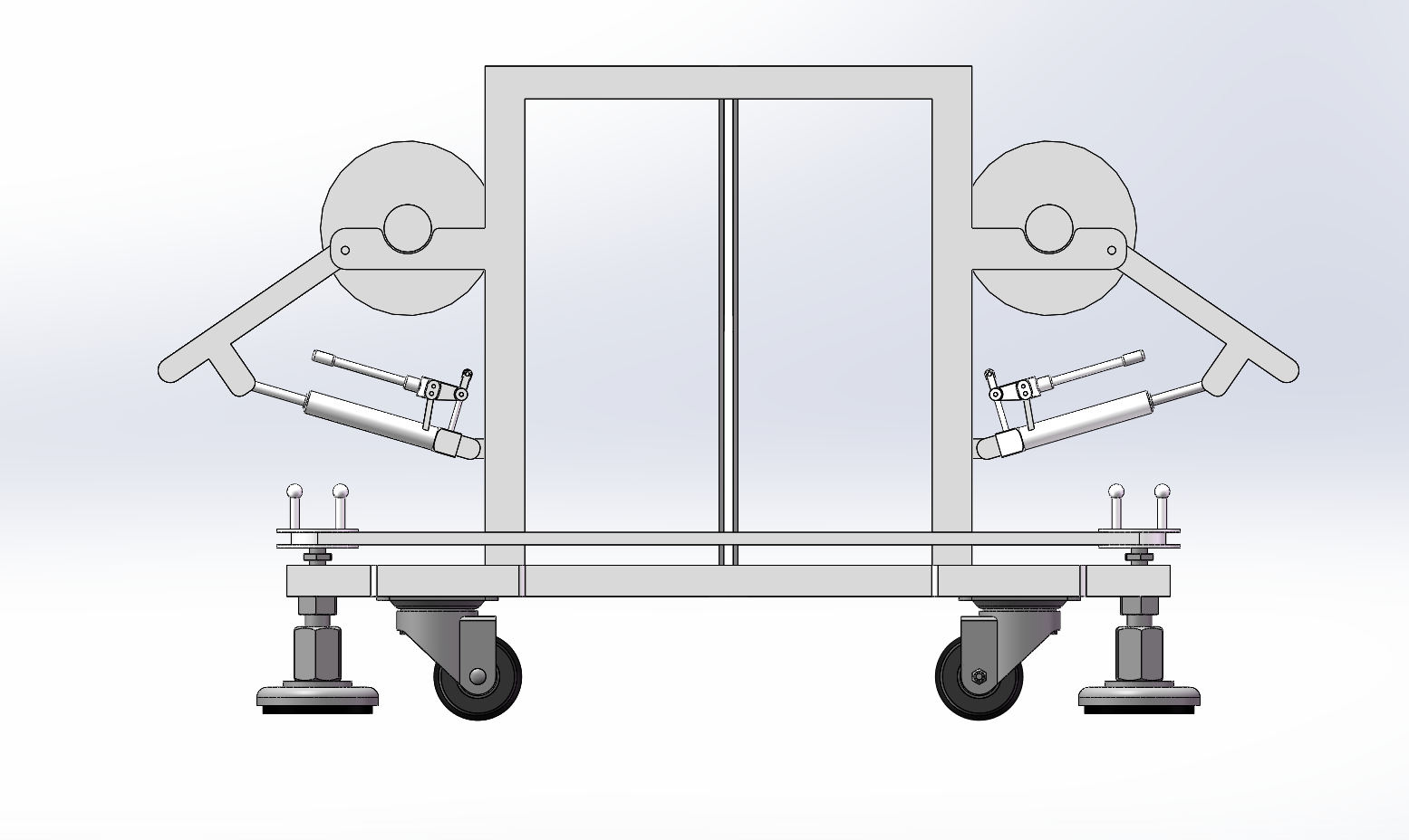包装袋周转用便携移动设备