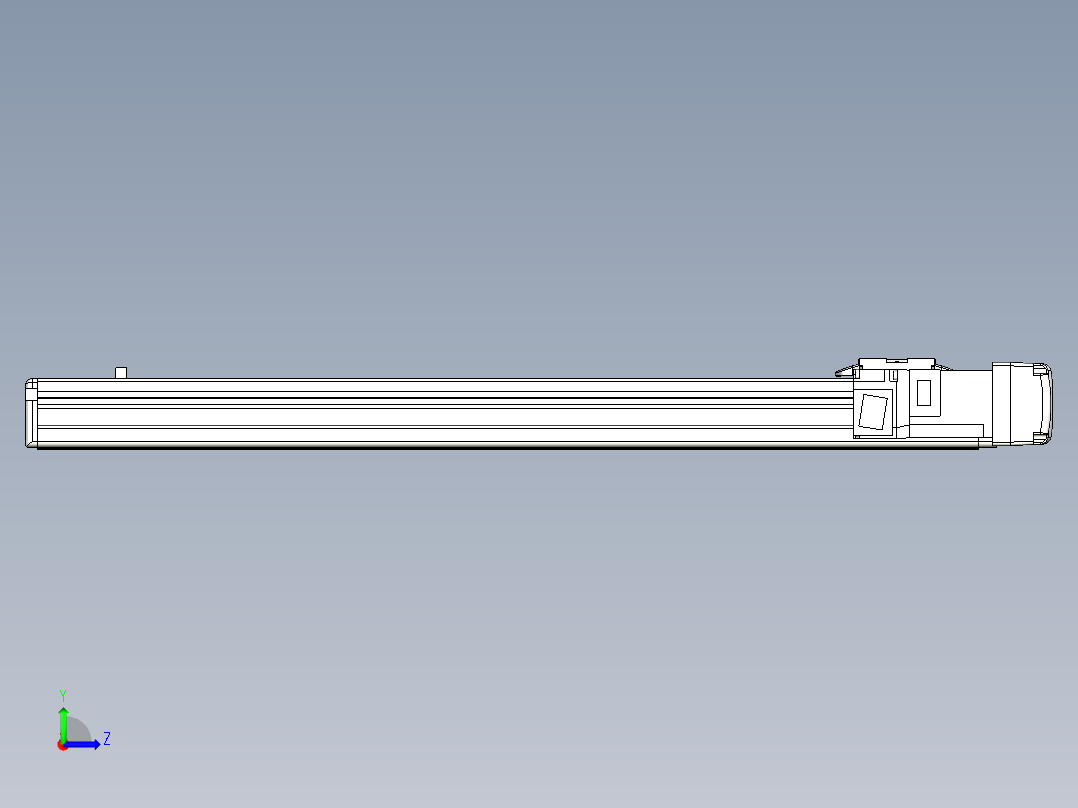 Toyo东佑达直线模组-ETH5M-BR-450-M10左视图