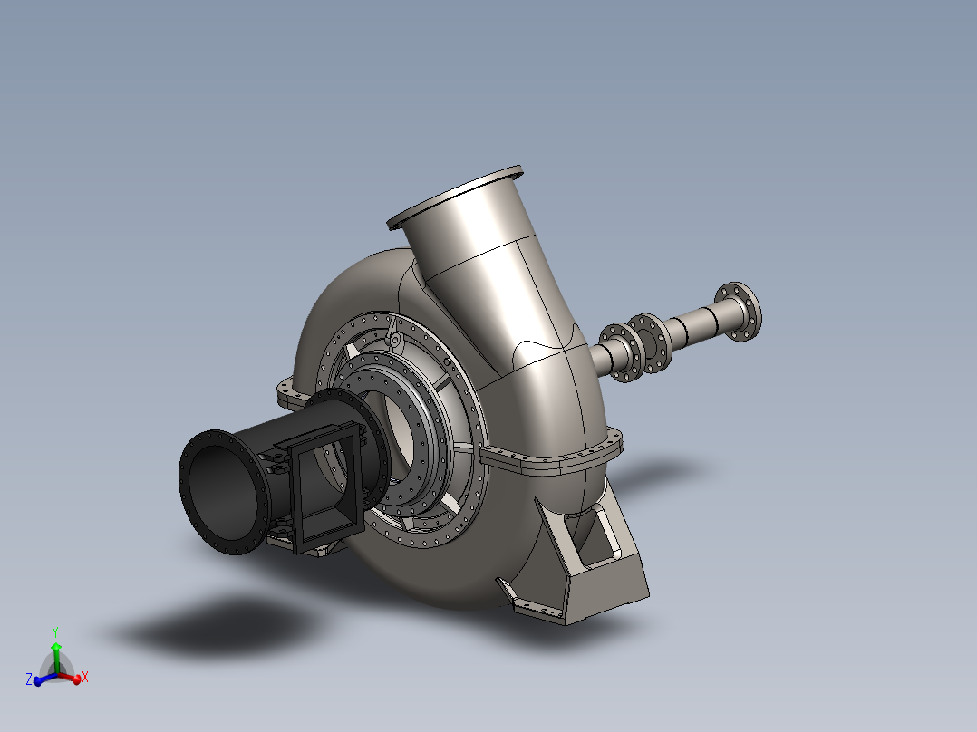 单级双吸水平中开离心泵