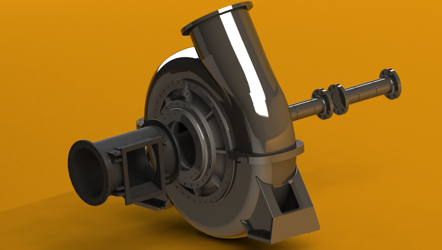 单级双吸水平中开离心泵