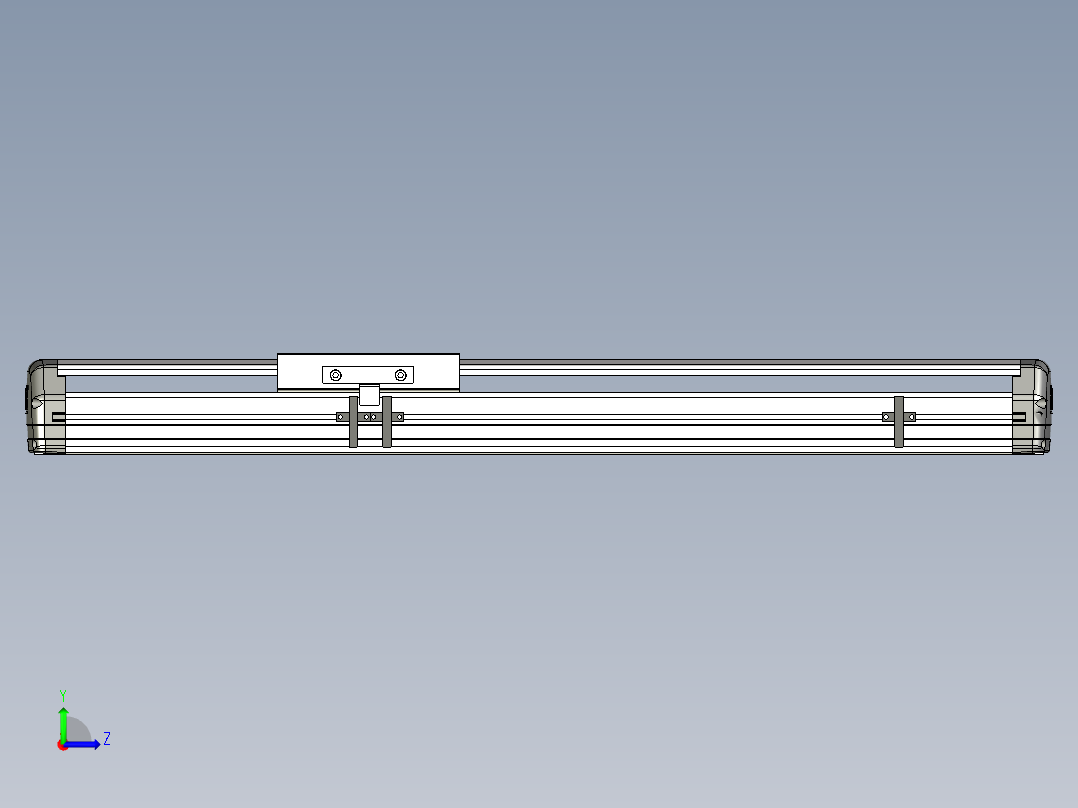 Toyo东佑达直线模组-ETH14-400-M左视图