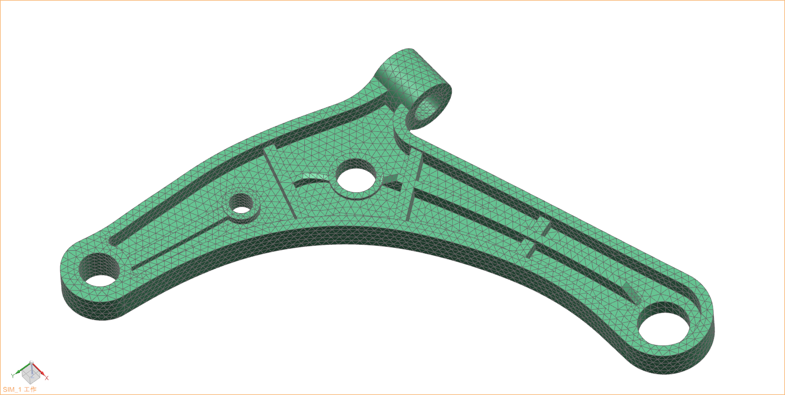 基于UG10.0汽车前摆臂有限元分析755602