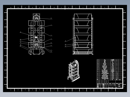 基于PLC的垂直循环式立体车库毕业设计