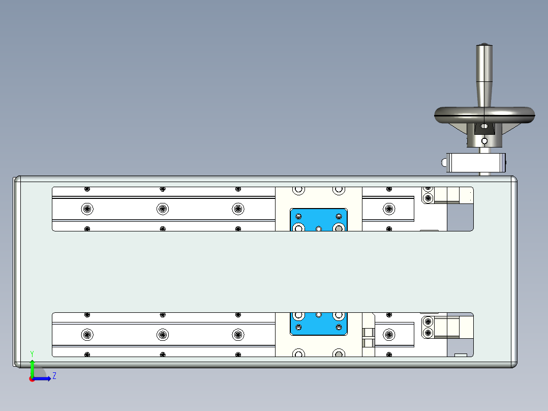 垂直度检测机构左视图