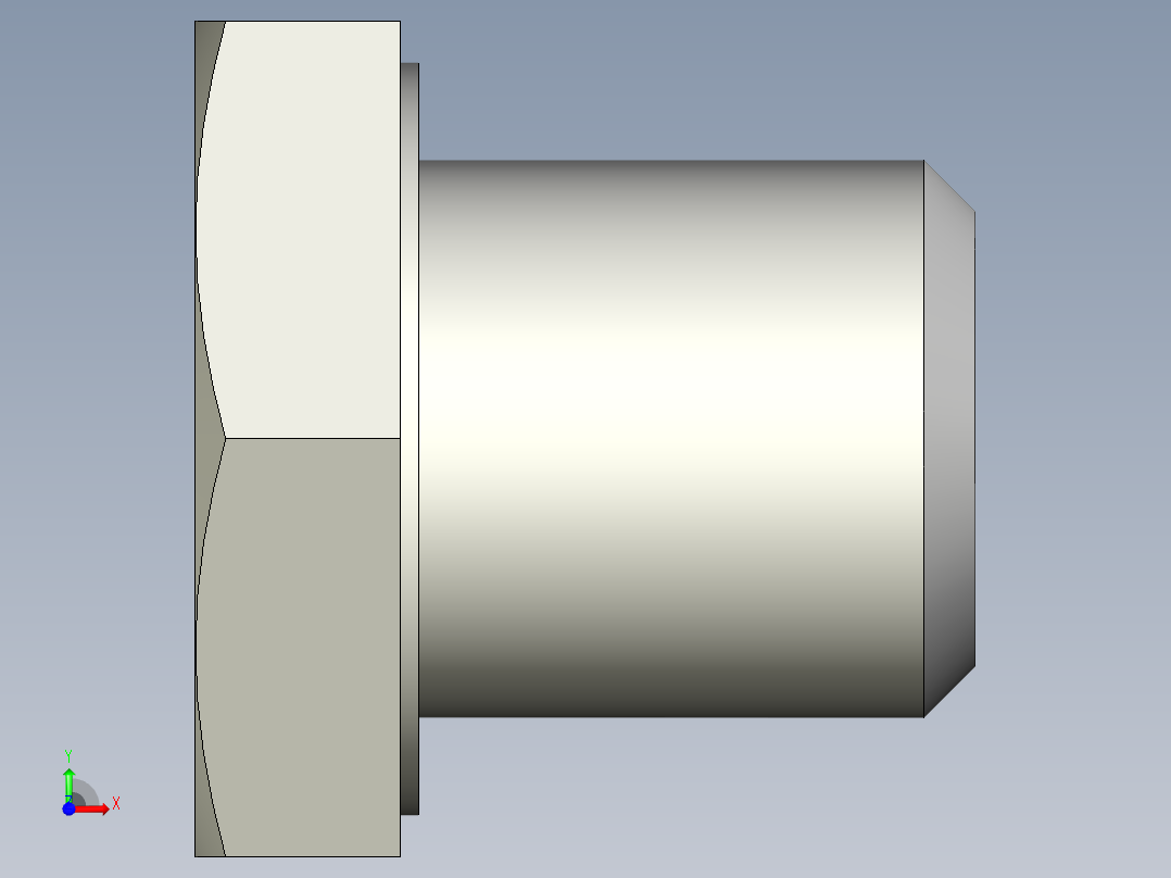 螺钉配置前视图
