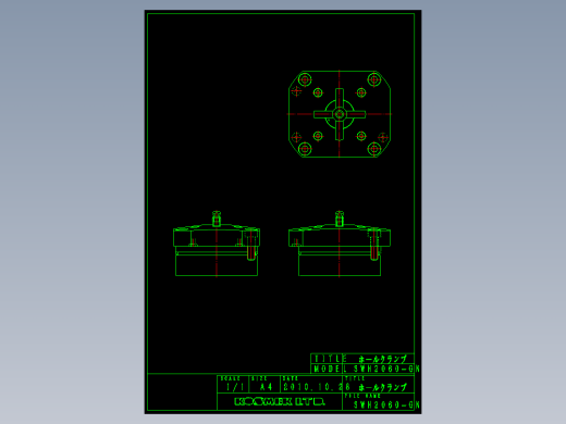 KOSMEKSWH2060-GN_rev1多系列多零件图纸模型多系列多零件图纸模型