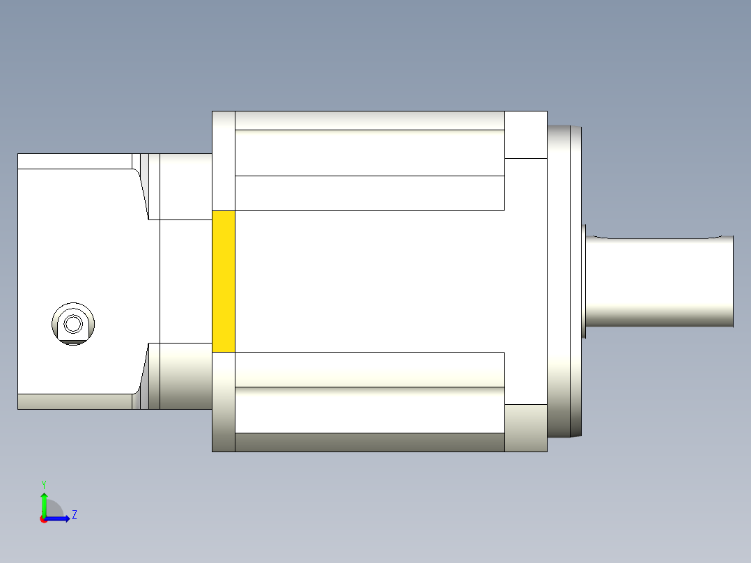 直齿PLX120-L3 19-70-90-M5.stp左视图
