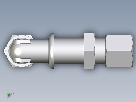 卡套式工业通用硬管接头EO_Bulkhead_elbow_WSV08L71俯视缩略图