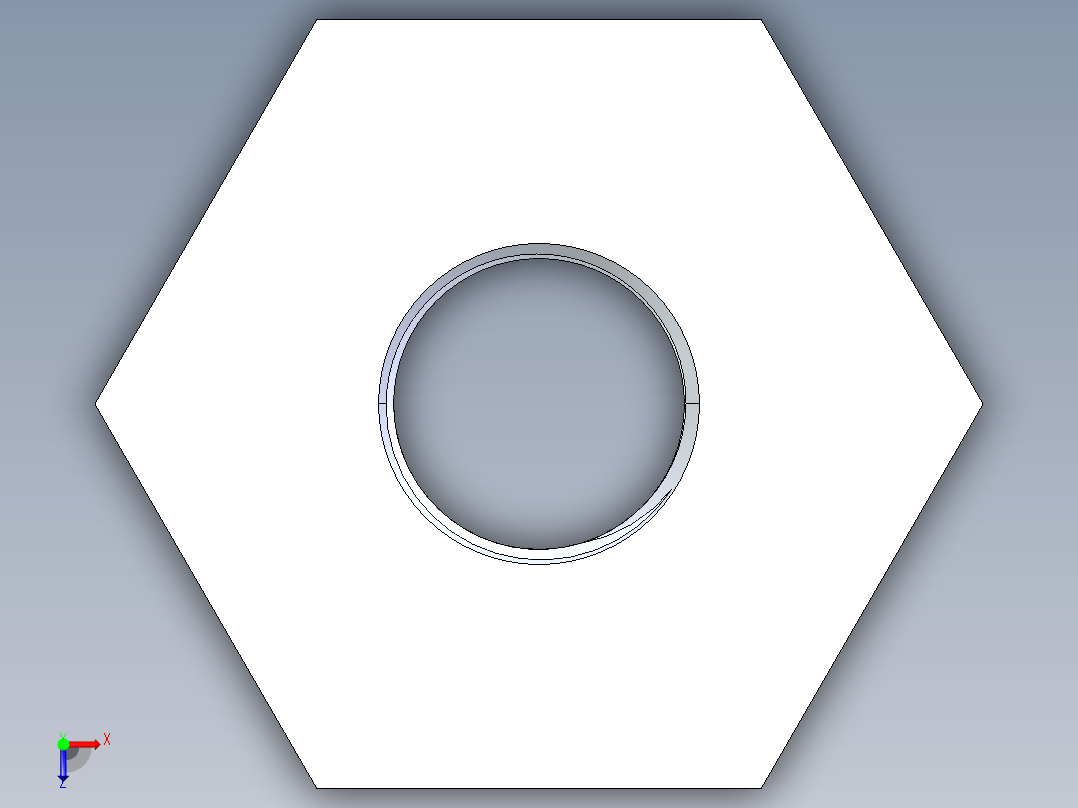 聚氯乙烯配件17-Sch80_ReducerBushing_FPTxSPIG_838-248_2in x 0.75in俯视图