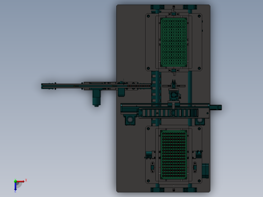 1.1收放料盘机构B YHD款俯视缩略图