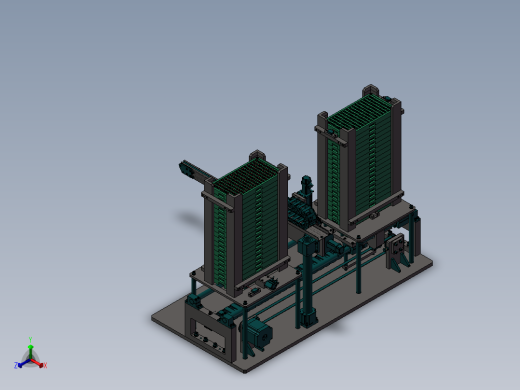 1.1收放料盘机构B YHD款正等轴测缩略图