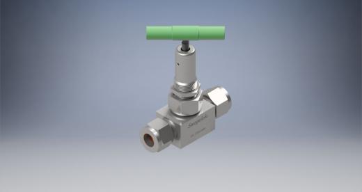 不锈钢波纹管密封阀，带垫圈，PCTFE阀杆顶端，12 mm世伟洛克管接头，SC-11清洁缩略图