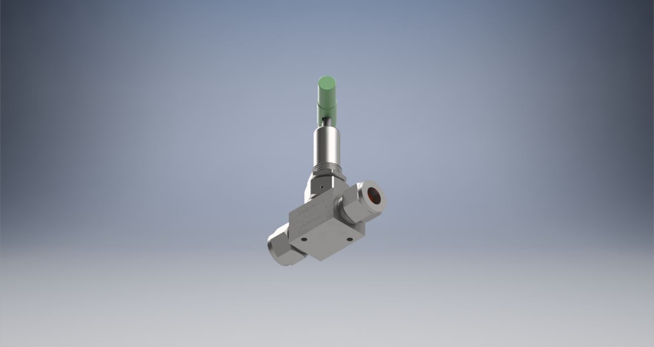 不锈钢波纹管密封阀，带垫圈，PCTFE阀杆顶端，12 mm世伟洛克管接头，SC-11清洁