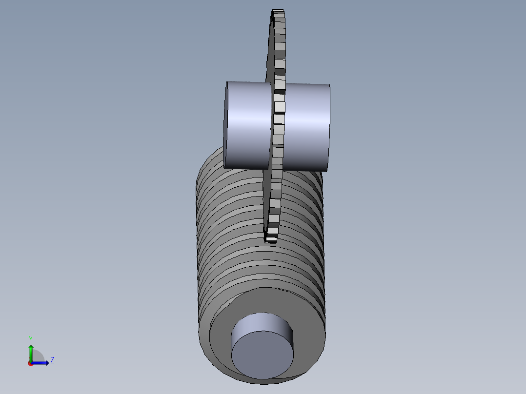齿轮啮合 (103)左视图