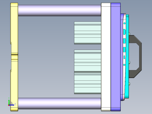 TP301-C-笔记本CNC工装夹具三维模型CNC1-0608左视缩略图