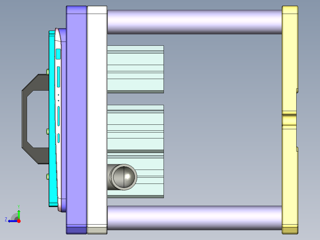 TP301-C-笔记本CNC工装夹具三维模型CNC1-0608右视图