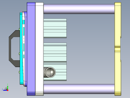 TP301-C-笔记本CNC工装夹具三维模型CNC1-0608右视缩略图