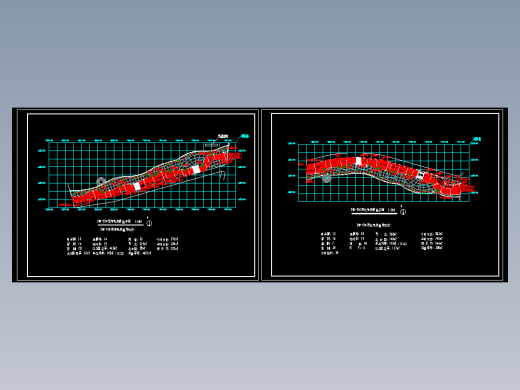 某河道节点绿化种植图