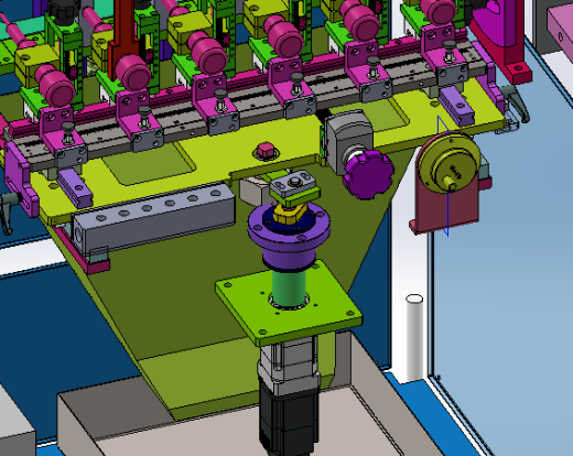 在线水平打孔机（sw18可编辑+工程图+bom）缩略图