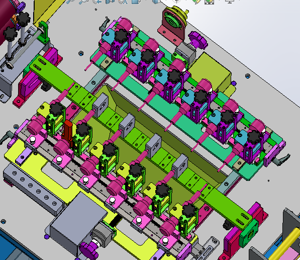 在线水平打孔机（sw18可编辑+工程图+bom）