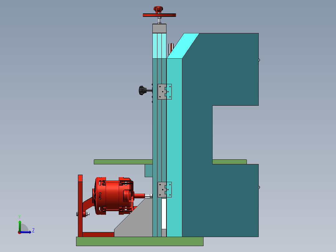 胶合板带锯sw16左视图