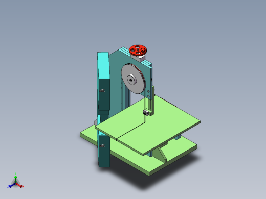 胶合板带锯sw16正等轴测缩略图