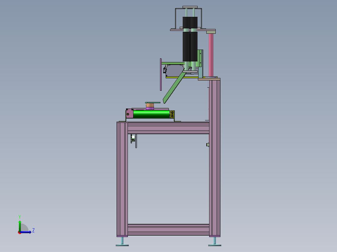 2023.02月-立体口罩接料机sw18可编辑左视图