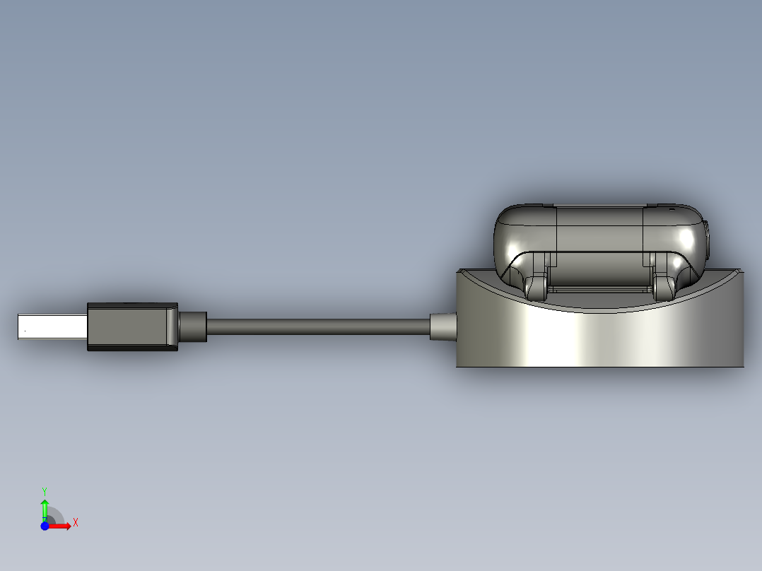 手表充电器前视图