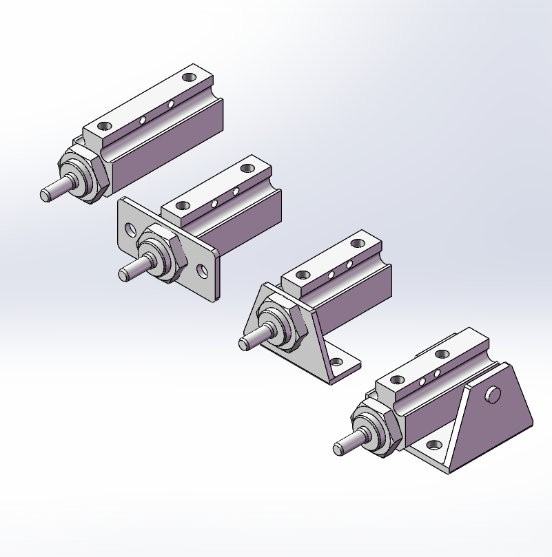 针型气缸 CDJPB系列 12款