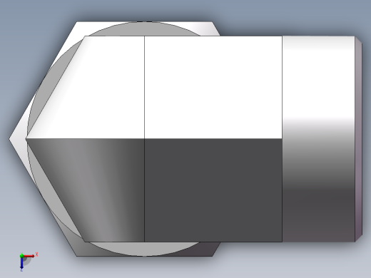 直角组合接头、2C9-36俯视缩略图