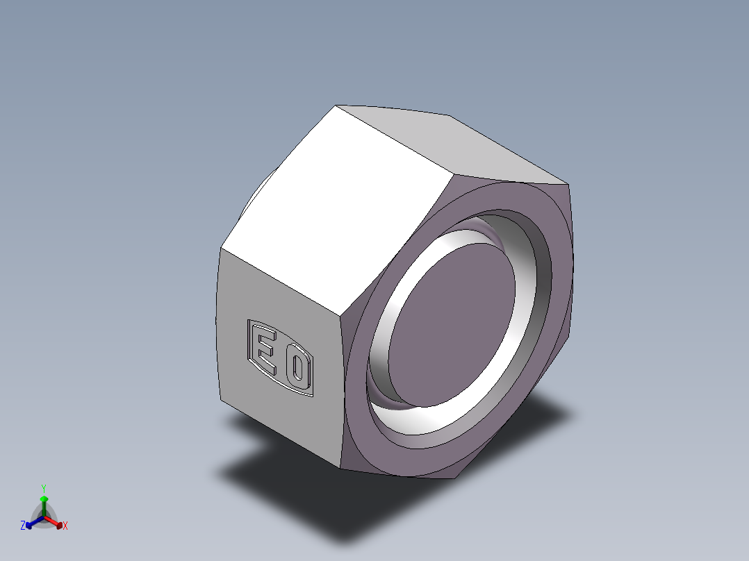 锥孔螺堵、9C-26正等轴测图