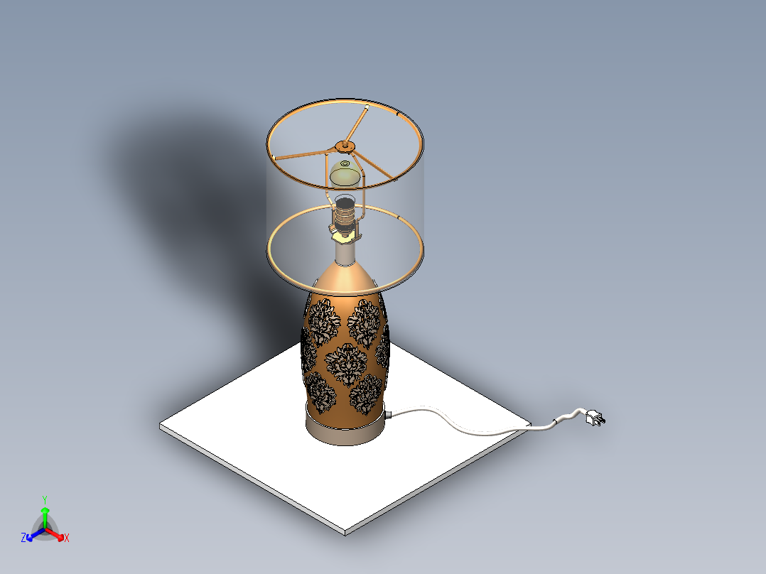 灯具(25)正等轴测图