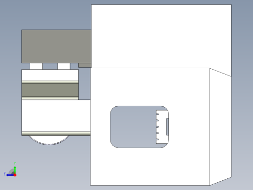 A3004048-数控铣床 - 机构开启关闭门右视缩略图