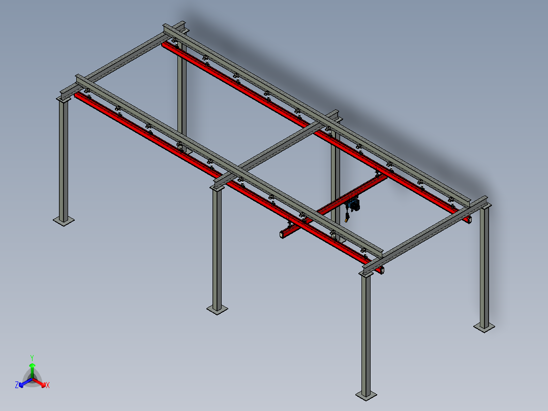 KBK龙门吊后视图