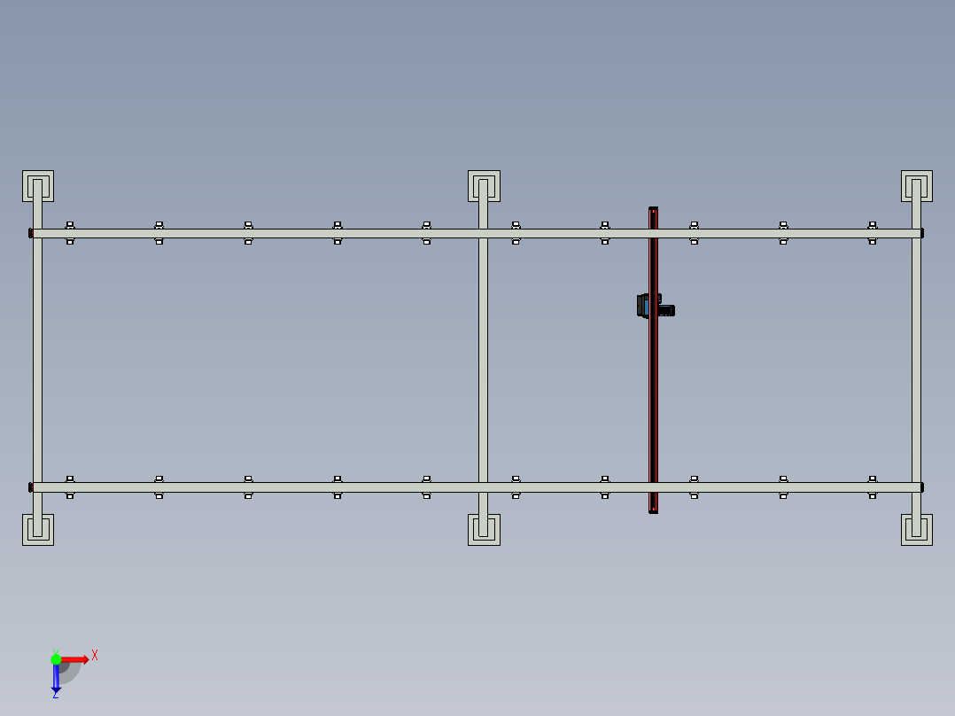 KBK龙门吊俯视图
