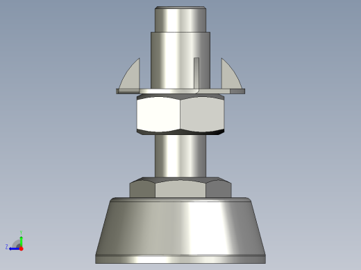 M10调平脚-50-W右视缩略图