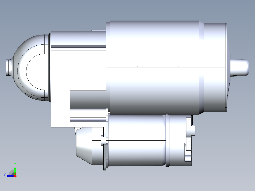 1960年代的通用起动机，庞蒂亚克，GTO右视图