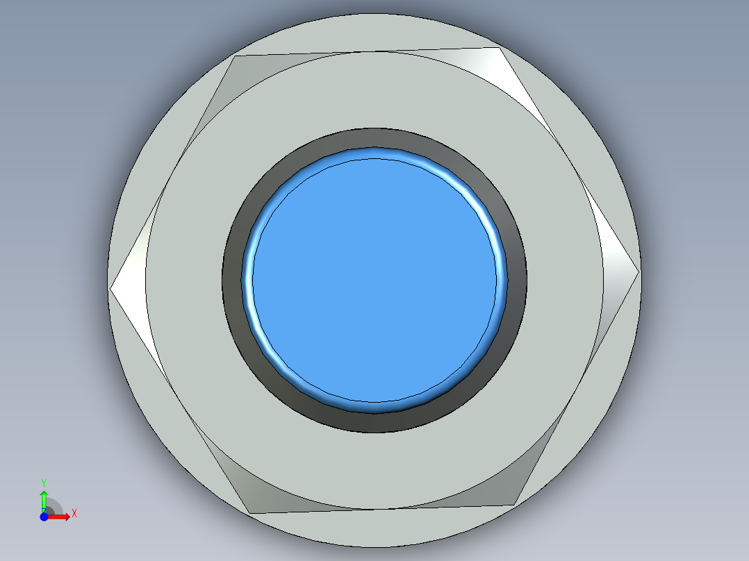 感应式接近开关 M8x1前视图