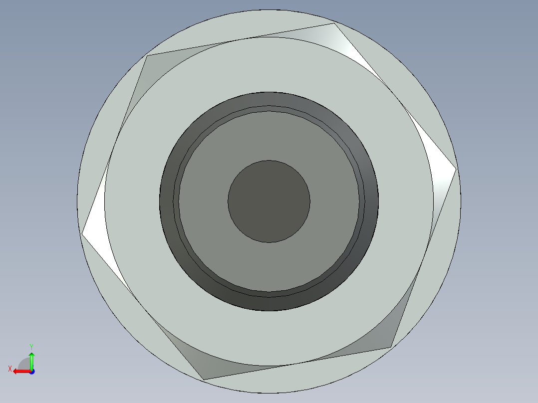 感应式接近开关 M8x1后视图