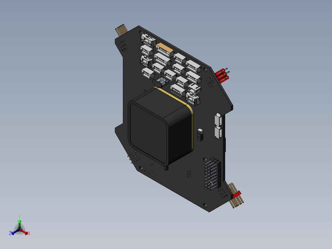 spektreworks pixhawk 2 110正等轴测图