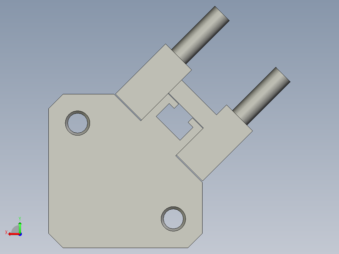 23LM001標準件-氣缸-缸體-CDQ2A12-20D-A730后视图